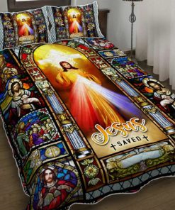 Jesus – Lion And Lamb Holy Spirit Quilt Bedding Set UXGO19BD