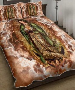 Our Lady of Guadalupe – Pray for Us Quilt Bedding Set UXGO57BD