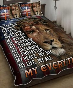 Jesus Lion Of Judah, My Everything Quilt Bedding Set