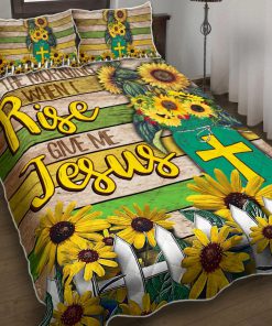 In The Morning When I Rise Give Me Jesus Quilt Bedding Set