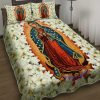 Mother Mary Bedding Jesus God Mother Mary Roses Quilt Bedding Set