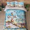 Fall For Jesus He Never Leaves Quilt Bedding Set