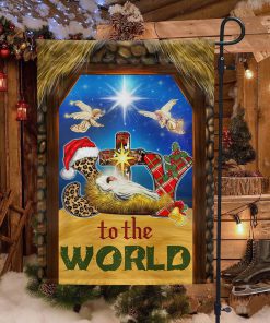 Nativity Of Jesus Flag Joy To The World