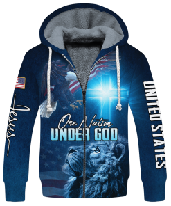 GOD HLT-0107-G-02 Premium Heavy Fleece Zip Hoodie