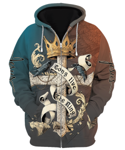 GOD HBL-G-05 Premium Microfleece Zip Hoodie