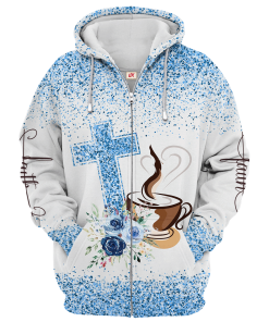 GOD HLT-0905-G-01 Premium Microfleece Zip Hoodie