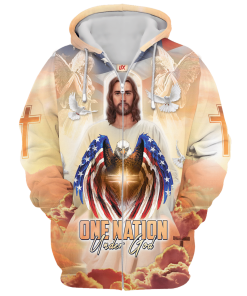 GOD NV-GOD-21 Premium Microfleece Zip Hoodie