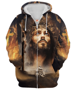 GOD NV-G-42 Premium Microfleece Zip Hoodie