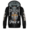 GOD NV-G-46 Premium Heavy Fleece Zip Hoodie