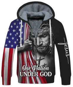 GOD HLT-3012-G-02 Premium Heavy Fleece Zip Hoodie