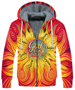 GOD HLT-0501-G-01 Premium Heavy Fleece Zip Hoodie