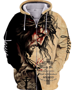 GOD NTD-1611-G-02 Premium Microfleece Zip Hoodie