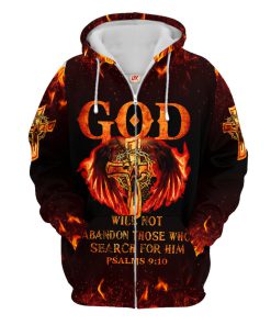 GOD NV-G-99 Premium Microfleece Zip Hoodie