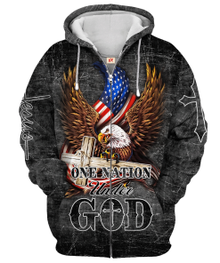 GOD LTG04 Premium Microfleece Zip Hoodie