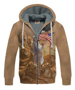 GOD NVGO06 Premium Heavy Fleece Zip Hoodie