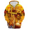 GOD NVGO04 Premium Microfleece Zip Hoodie