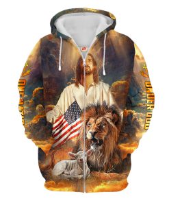 GOD NVGO15 Premium Microfleece Zip Hoodie