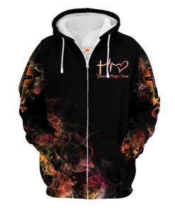 GOD NVGO18 Premium Microfleece Zip Hoodie