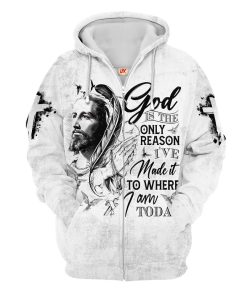 GOD NVGO22 Premium Microfleece Zip Hoodie