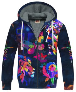 GOD TQTGO115 Premium Heavy Fleece Zip Hoodie