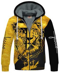 GOD TQTGO119 Premium Heavy Fleece Zip Hoodie