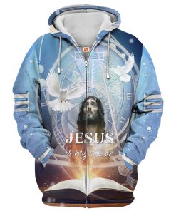 GOD TQTGO123 Premium Microfleece Zip Hoodie