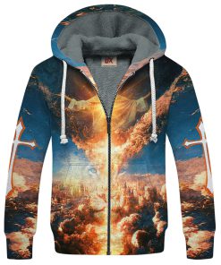 GOD TQTGO128 Premium Heavy Fleece Zip Hoodie