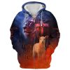 GOD TQTGO109 Premium Microfleece Zip Hoodie