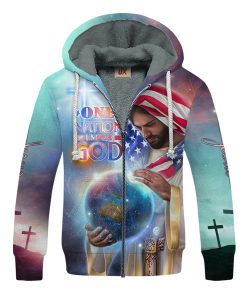 GOD NVGO32 Premium Heavy Fleece Zip Hoodie