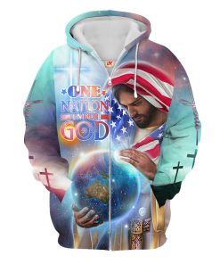 GOD NVGO32 Premium Microfleece Zip Hoodie