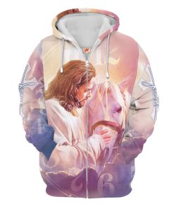 GOD NVGO34 Premium Microfleece Zip Hoodie