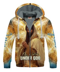 GOD NVGO46 Premium Heavy Fleece Zip Hoodie