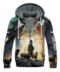 GOD NVGO49 Premium Heavy Fleece Zip Hoodie