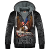 GOD TQTGO142 Premium Heavy Fleece Zip Hoodie