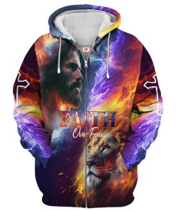 GOD TQTGO147 Premium Microfleece Zip Hoodie