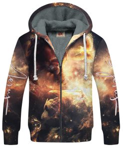 GOD TQTGO149 Premium Heavy Fleece Zip Hoodie