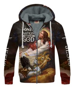 GOD NVGO58 Premium Heavy Fleece Zip Hoodie