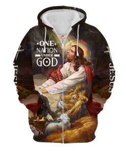 GOD NVGO58 Premium Microfleece Zip Hoodie