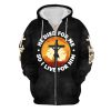 GOD NVGO58 Premium Microfleece Zip Hoodie