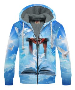 GOD NVGO71 Premium Heavy Fleece Zip Hoodie