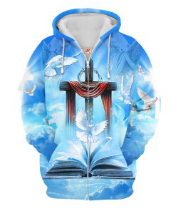 GOD NVGO71 Premium Microfleece Zip Hoodie