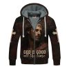 GOD TQTGO169 Premium Heavy Fleece Zip Hoodie