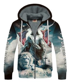 GOD NVGO73 Premium Heavy Fleece Zip Hoodie