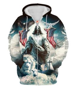 GOD NVGO73 Premium Microfleece Zip Hoodie