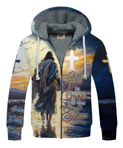 GOD NVGO74 Premium Heavy Fleece Zip Hoodie