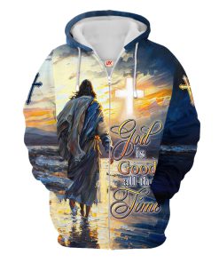 GOD NVGO74 Premium Microfleece Zip Hoodie