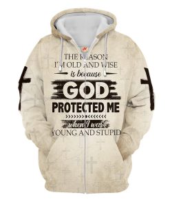 GOD NVGO85 Premium Microfleece Zip Hoodie