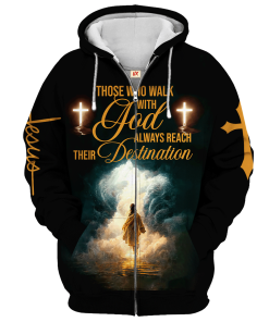 GOD LTGO218 Premium Microfleece Zip Hoodie