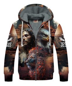 GOD NVGO107 Premium Heavy Fleece Zip Hoodie