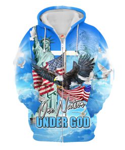 GOD NVGO111 Premium Microfleece Zip Hoodie